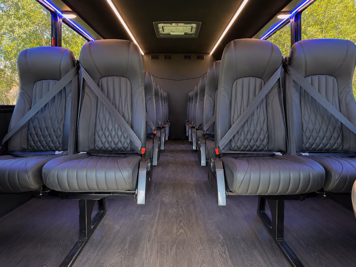 chino 18 passenger minibus inside