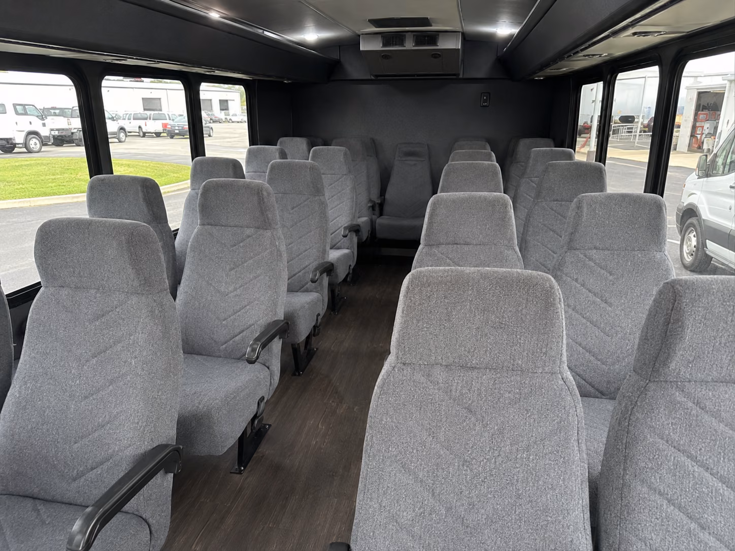 chino 18 passenger minibus interior