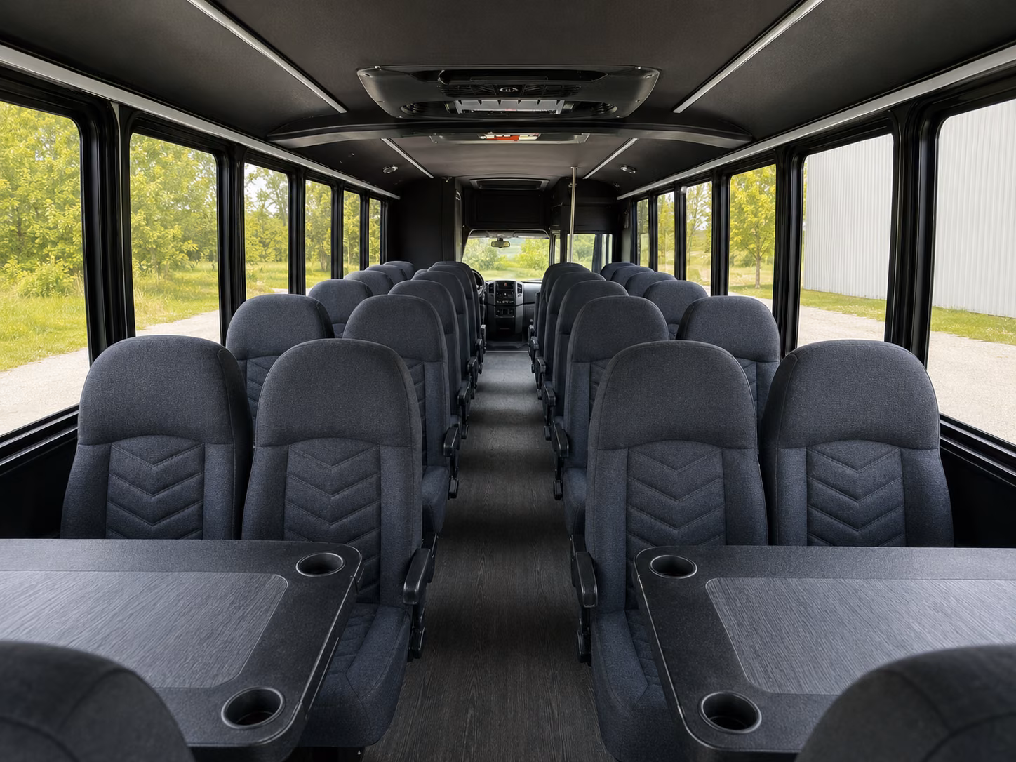 chino 20 passenger minibus inside
