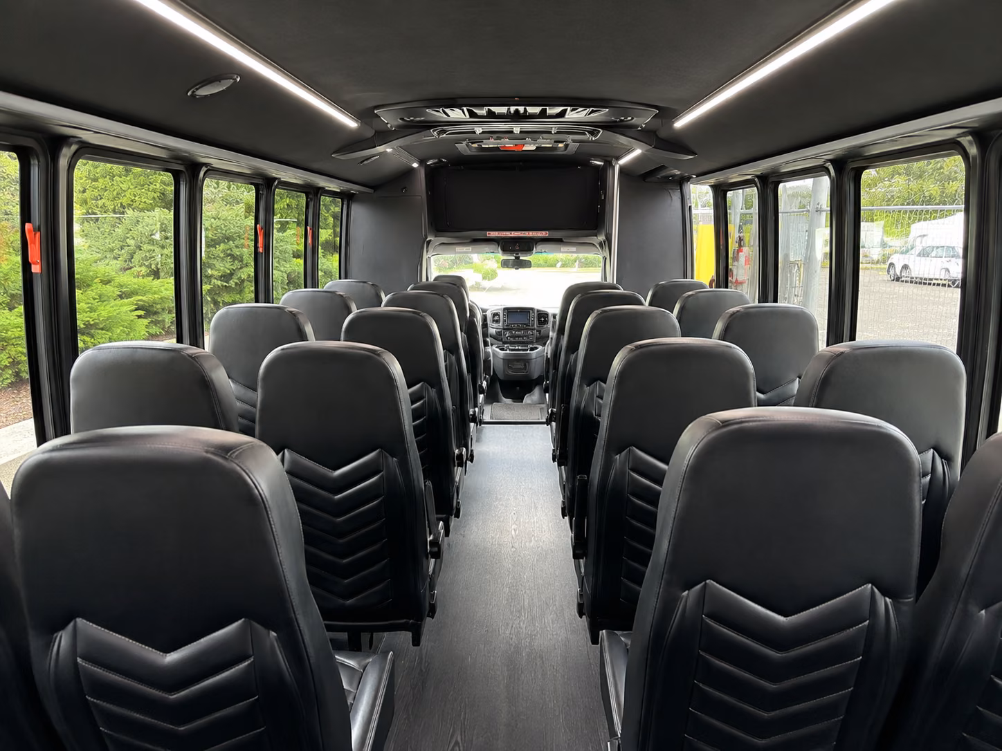 chino 20 passenger minibus interior