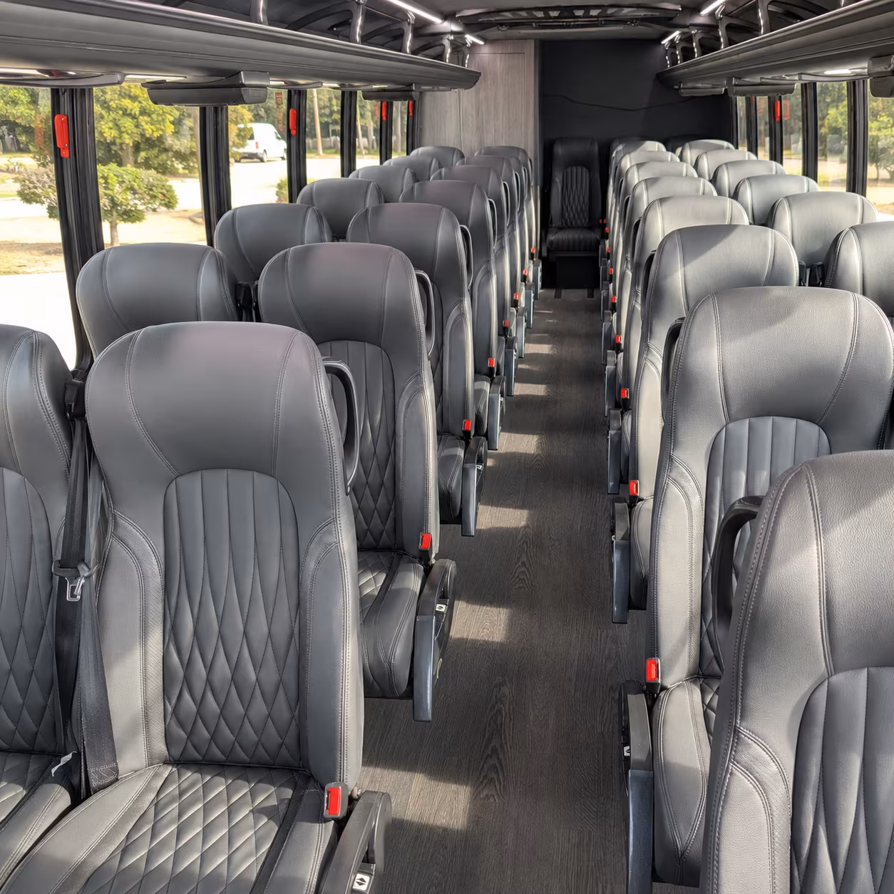chino 28 passenger minibus inside