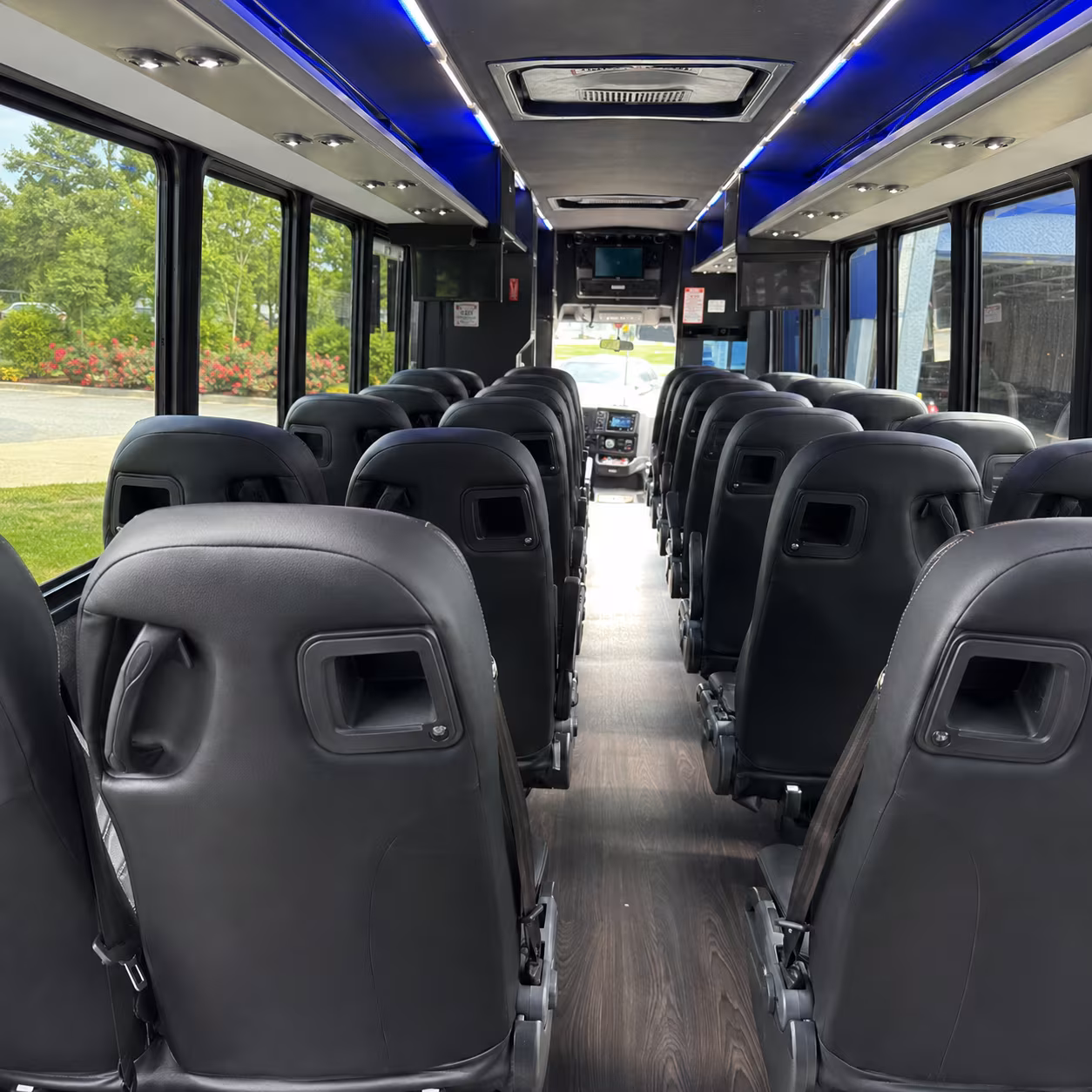 chino 30 passenger minibus inside