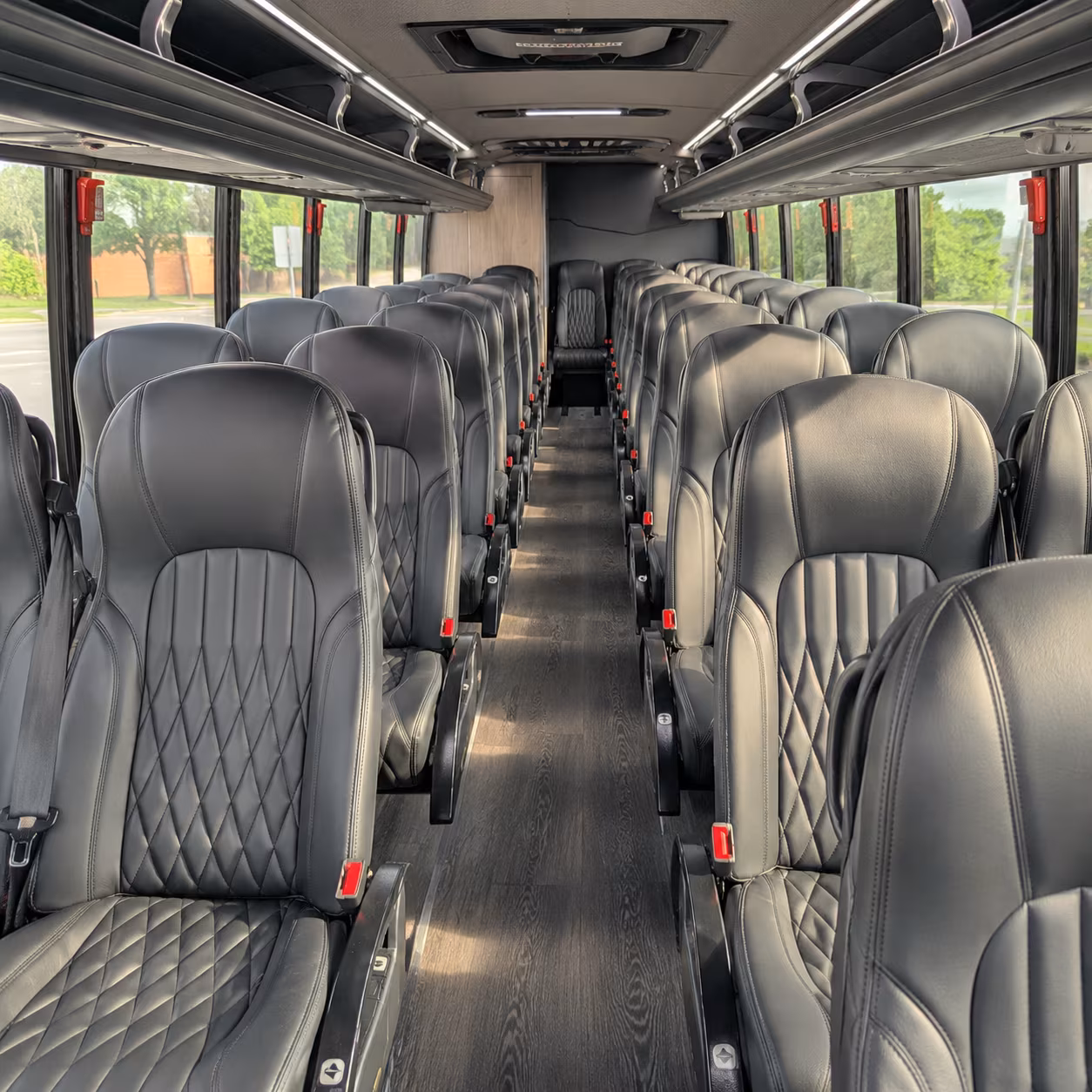 chino 30 passenger minibus interior
