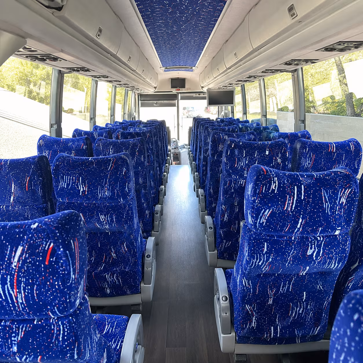 chino 50 passenger charter bus interior