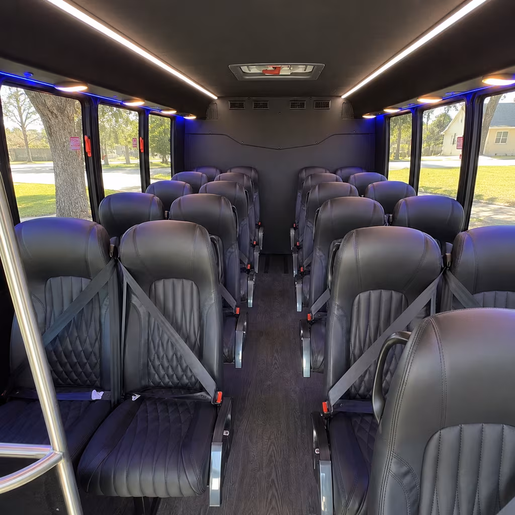 chino airport transportation onboard seating
