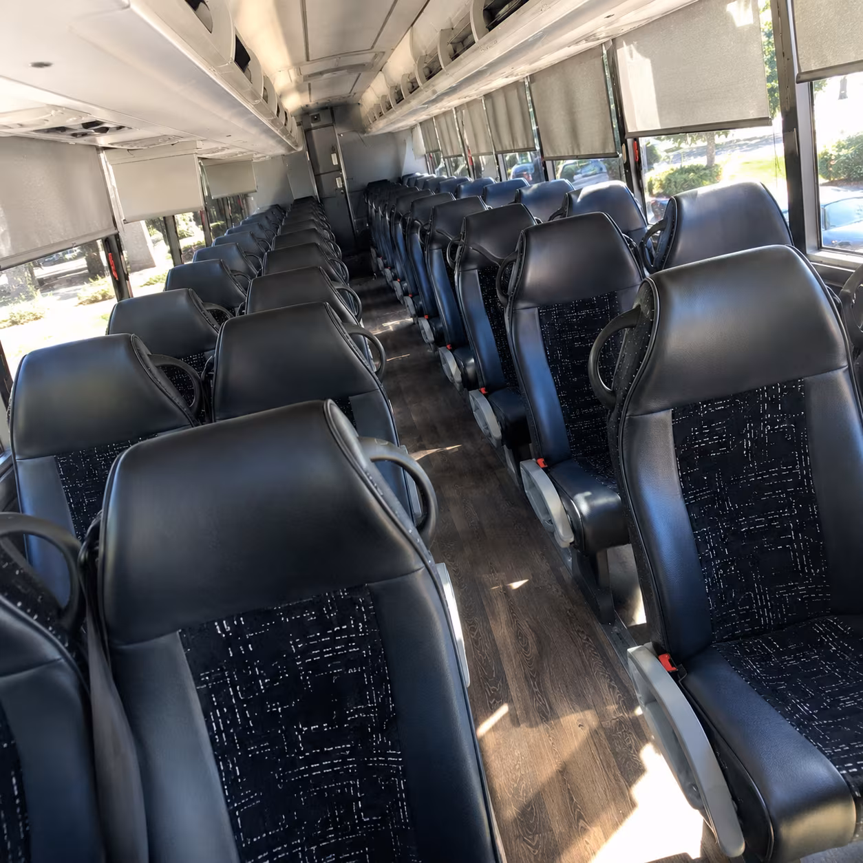 chino charter bus inside