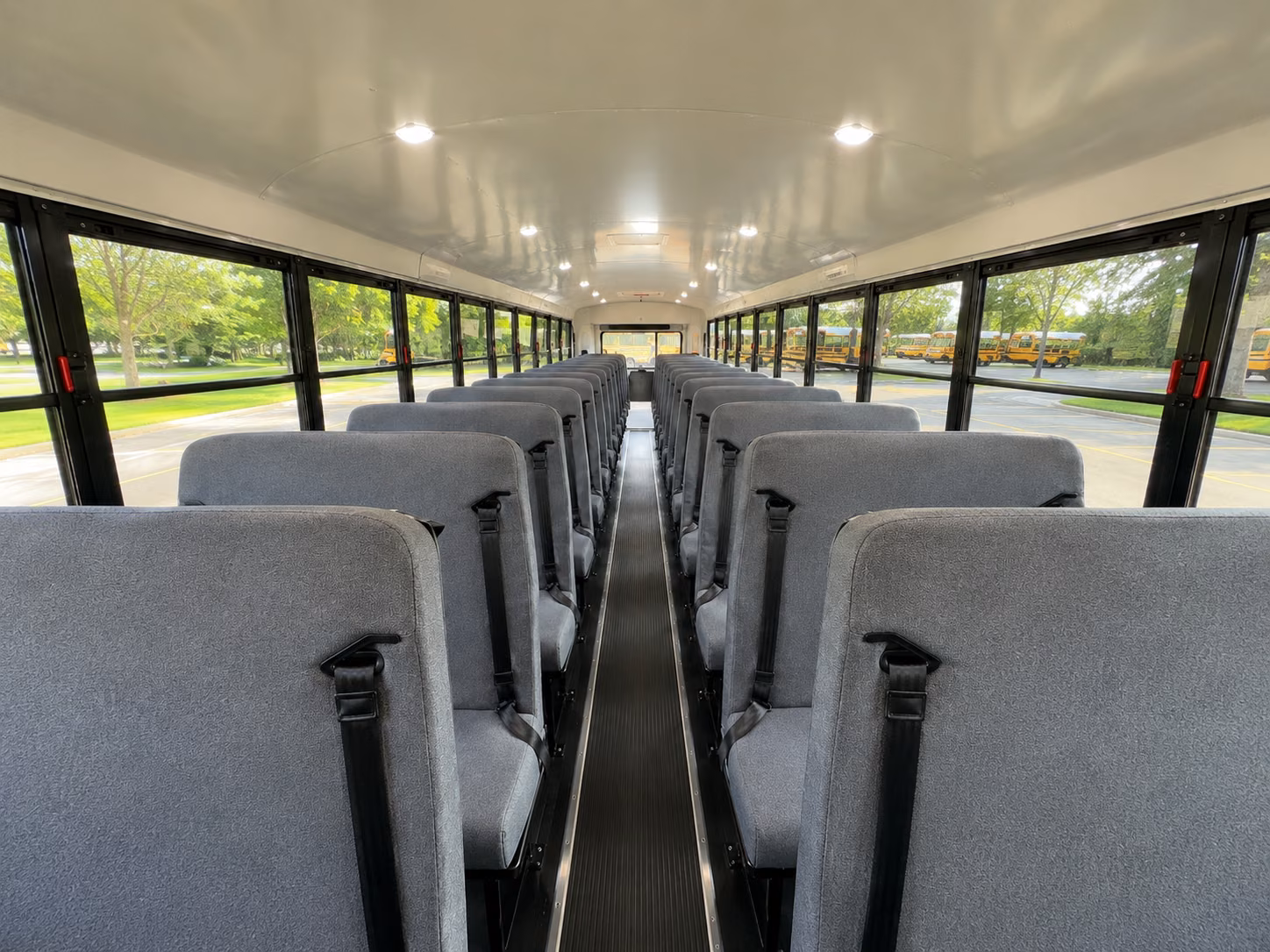 chino school bus inside