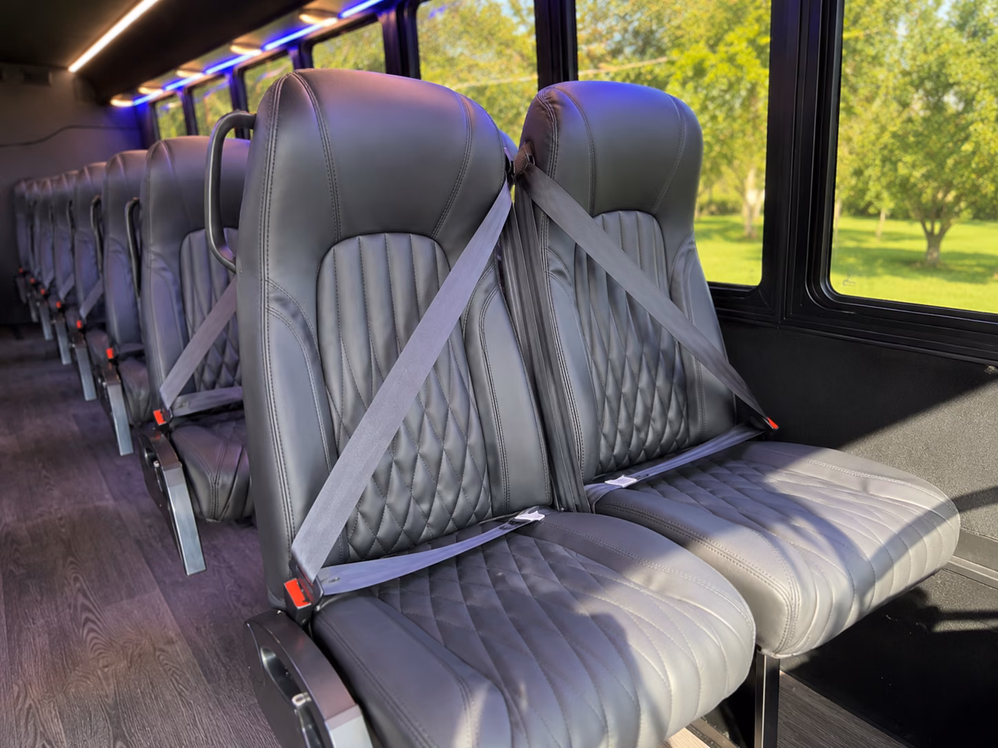 minibus and sprinter van rentals for chino executive and client events