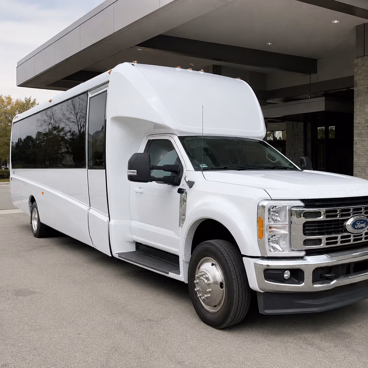 shuttle buses for wedding guests between chino hotels and venues